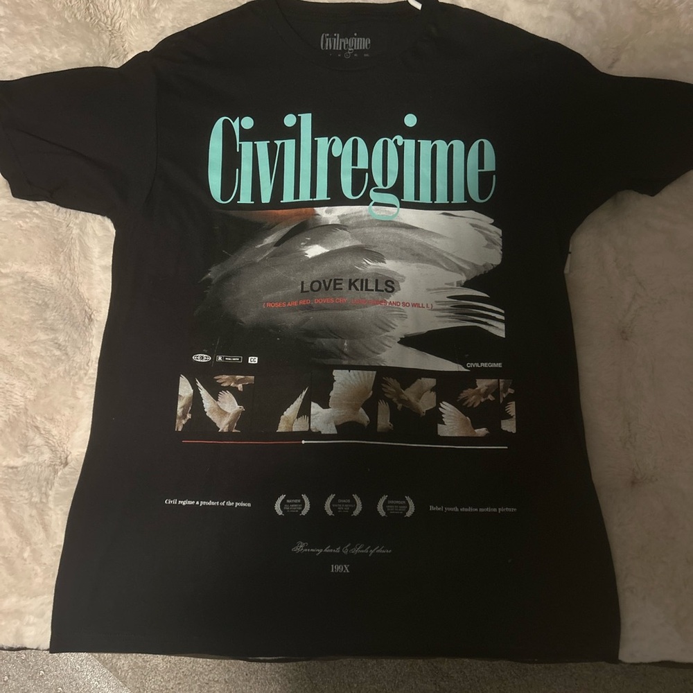 Black Short Sleeve Tee Grap